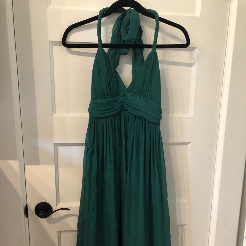 Dress - green - beautiful simple details